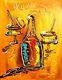 Tequila Art Artwork Large Abstract Modern Original Oil Painting