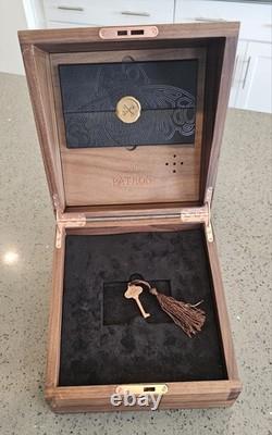 TEQUILA PATRON, Locked Exclusive VIP Box With Working Screen Advertisement