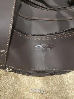 TESLA Authentic Leather Duffle Limited Weekender Bag, NEVER SOLD Elon Tequila