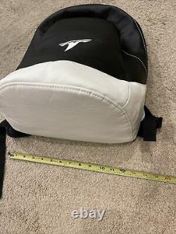 TESLA BACKPACK LEATHER BAG Embroidered, Elon Tequila Rare Not Sold Retail