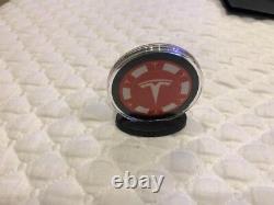 TESLA MOTOR POKER CHIP Case Included RARE, Not For Retail (Tequila / Elon)