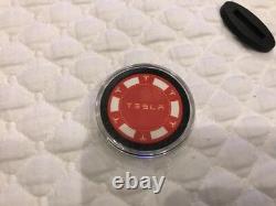 TESLA MOTOR POKER CHIP Case Included RARE, Not For Retail (Tequila / Elon)