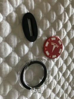 TESLA MOTOR POKER CHIP Case Included RARE, Not For Retail (Tequila / Elon)