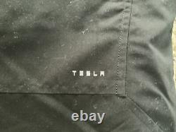 TESLA Men's Black Full Zip Soft Shell Jacket Sz Large, Fleece Elon Tequila