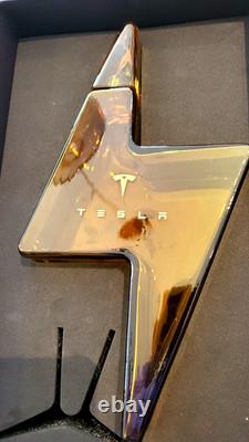 TESLA TEQUILA LIMITED EDITION EMPTY DECANTER (x2) ELON RARE COLLECTIBLE + BONUS