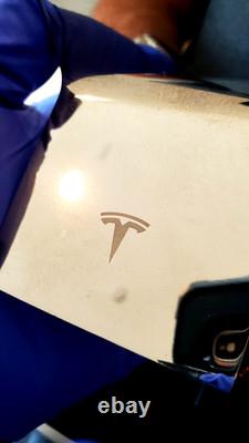 TESLA TEQUILA LIMITED EDITION EMPTY DECANTER (x2) ELON RARE COLLECTIBLE + BONUS