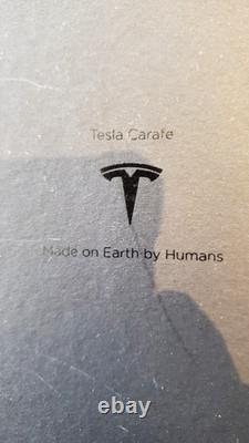 TESLA TEQUILA LIMITED EDITION EMPTY DECANTER (x2) ELON RARE COLLECTIBLE + BONUS