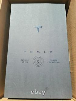 TESLA TEQUILA empty bottle with stand