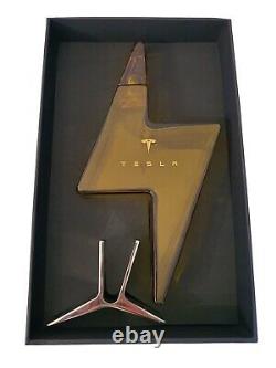 TESLA Tequila Decanter Only Rare Limited Edition Collectors Piece In Hand