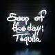 Tn337 Soup Of The Day Tequila Whisky Beer Show Display Real Neon Light Sign 9x9