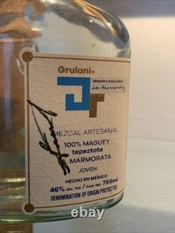 TOP TIER Mezcal Rezpiral Berta Vasquez Chacolo 5 Sentidos Grulani Bottle Tequila