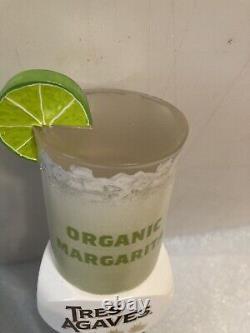 TRES AGAVE ORGANIC TEQUILA MARGARITA WithLIME draft tap handle. CALIFORNIA