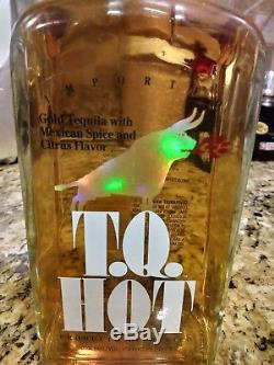 T. Q. HOT TEQUILA. VERY RARE. UNOPENED 750ml. Aka tq hot