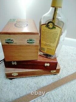 Table Lamp Havana DreaminStacked Cigar Boxes and Margaritaville Tequila Bottle