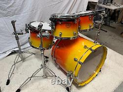 Tama Starclassic Maple 4-Piece Drum Set, Tequila Sunrise, 22-10-12-14