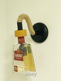 Tequila 1800 Bottle Light Rustic Wall Lighting Tequila Lamp 1800