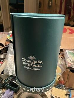 Tequila Anejo Don Julio Real Empty Rotating Display case only no bottle