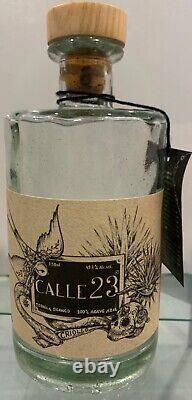 Tequila Calle 23 Blanco Criollo Empty Hand-Blown Glass Bottle Rare