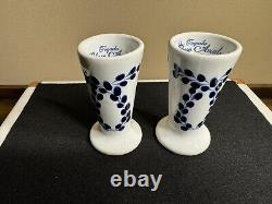 Tequila Clase Azul Ceramic Shot Glasses, Snifter Cups