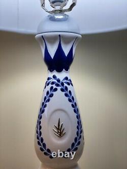 Tequila Clase Azul Reposado 750 ML Lamp with Brass Base (SHADED NOT INCLUDED)