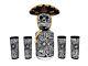 Tequila Decanter Set, Liquor Decanter With Shot Glasses And Mexican Sombrero