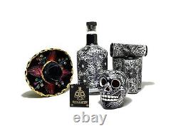 Tequila Decanter Set, Liquor Decanter with Shot Glasses and Mexican Sombrero