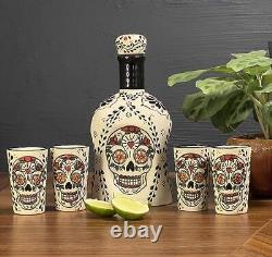 Tequila Decanter, Tequila Gifts, Authentic Ceramic Tequila Gift Set Handmade