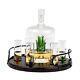 Tequila Decanter Tequila Glasses Set With Agave Decanter And 6 Agave Shot Glass