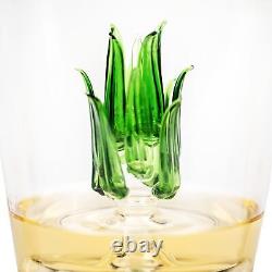 Tequila Decanter Tequila Glasses Set with Agave Decanter and 6 Agave Shot Gla