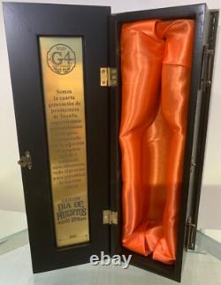 Tequila G4 2023 Dia de los Muertos Empty Coffin Wooden Box