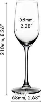 Tequila Glass Set of 4, for Tasting Blanco, Reposado, and Añejo, Dishwasher S