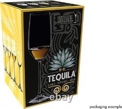 Tequila Glass Set of 4, for Tasting Blanco, Reposado, and Añejo, Dishwasher S