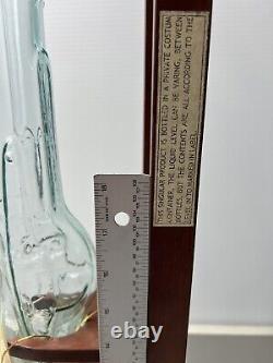 Tequila Gun Shaped Bottle Hijos De Villa 55th Anniversary Edition with Wooden st
