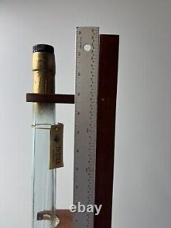 Tequila Gun Shaped Bottle Hijos De Villa 55th Anniversary Edition with Wooden st