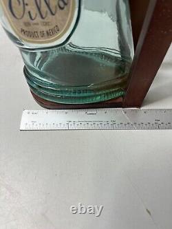 Tequila Gun Shaped Bottle Hijos De Villa 55th Anniversary Edition with Wooden st