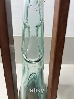 Tequila Gun Shaped Bottle Hijos De Villa 55th Anniversary Edition with Wooden st
