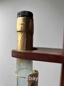 Tequila Gun Shaped Bottle Hijos De Villa 55th Anniversary Edition with Wooden st