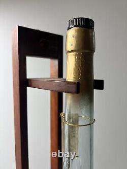 Tequila Gun Shaped Bottle Hijos De Villa 55th Anniversary Edition with Wooden st