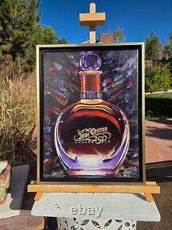 Tequila Jose Cuervo / Original Handmade Art Deco Painting Agave