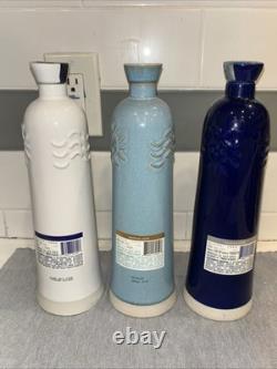 Tequila Komos Extra Anejo, Cristalino, Reserva Bottle lot of 3 750ml, Unrinsed