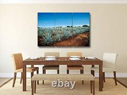 Tequila Landscape 3 Pieces Print on Canvas Wall Artwork Modern Photography Home