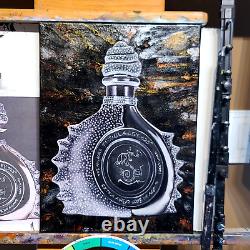 Tequila Ley. 925 Original Handmade Mixed media Painting Art Decor