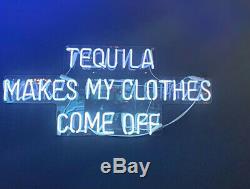 Tequila Makes My Clothes Come Off Neon Sign Acrylic Light Lamp With Dimmer