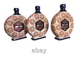 Tequila Mandala Extra Anejo EMPTY Bottle Hand Painted Limited Edition 3Pc