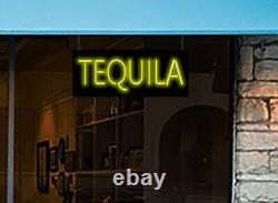 Tequila Neon Sign Jantec 32 x 13 Salt Lime Shots Drinks Mixology