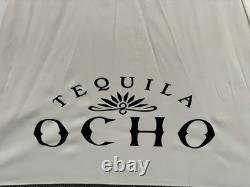 Tequila Ocho Tequila. Patio Umbrella (Khaki). 7 Foot Span New