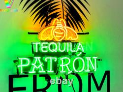 Tequila Patron Anejo Mexico Light Lamp Neon Sign 20x16 With HD Vivid Printing