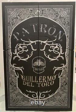 Tequila Patron Guillermo Del Toro Extra Anejo Empty Bottle Bag Booklet Box Candl