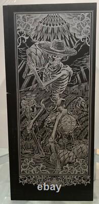 Tequila Patron Guillermo Del Toro Extra Anejo Empty Bottle Bag Booklet Box Candl