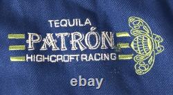 Tequila Patron NASCAR Scott Sharp Acura #9 Black/Blue Racing Jacket Size 3XL